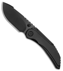 KB Knives Snorri Frame Lock Knife Black PVD Titanium (3.5" Black DLC)