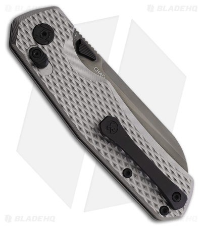 Kunwu Knives Chad XT Lock Knife Diamond Titanium (3.8" DLC)