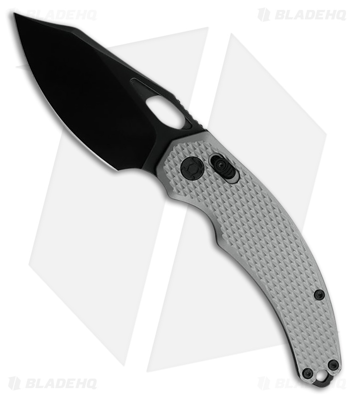 Kunwu Knives X-Padre XT Lock Knife Gray Diamond Texture Titanium (3.3" DLC)