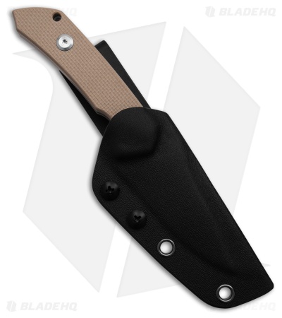 Kansept Fenrir Fixed Blade Knife Light Sand G-10 (2.8" Gray TiCn)
