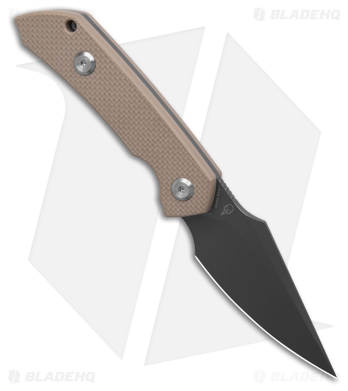 Kansept Fenrir Fixed Blade Knife Light Sand G-10 (2.8" Gray TiCn)