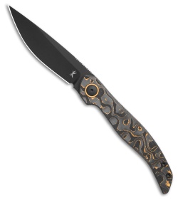 Keanison Knives Fido Liner Lock Knife Carbon Fiber (3&quot; Black) | 230792