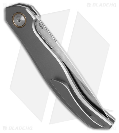 Keanison Knives Fido Liner Lock Knife Titanium (3" Satin)