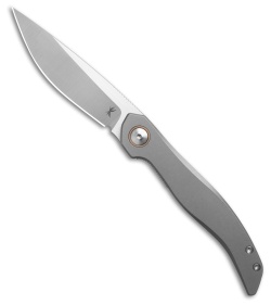 Keanison Knives Fido Liner Lock Knife Titanium (3&quot; Satin) | 230795