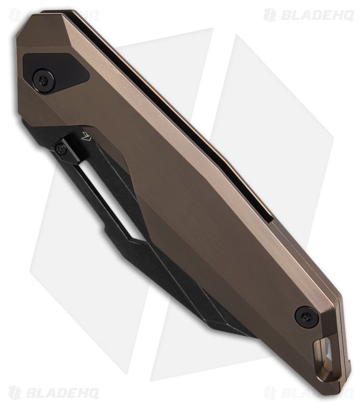 Ketuo Akimbo Framelock Bronze 6AL-4V Titanium - Blade HQ