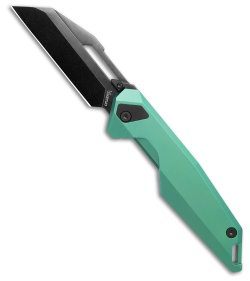 Ketuo Akimbo Framelock Green 6AL-4V Titanium (3.25" Dark Stonewash)