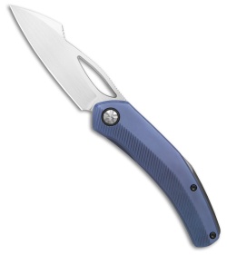 Ketuo Slashley P Blue Titanium Frame Lock (3.25" Satin)