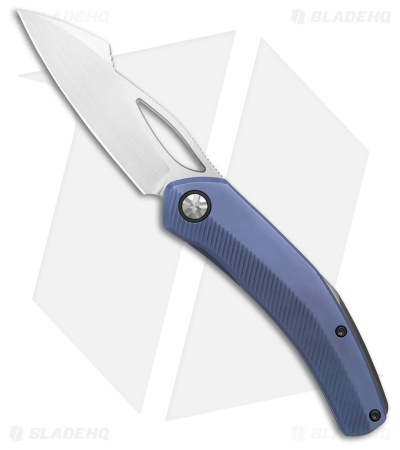 Ketuo Slashley P Blue Titanium Frame Lock (3.25" Satin)