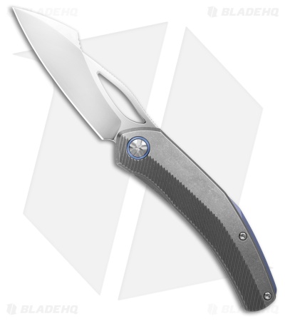 Ketuo Slashley P Gray Titanium Frame Lock (3.25" Satin)