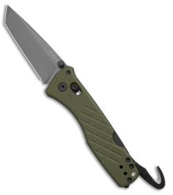 Kizer Cutlery Aegis T Crossbar Lock OD Green G-10 (3.25" Gray SW) AEB-L