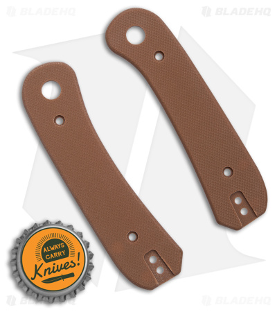 KNAFS Lander Knife Scales Brown G-10