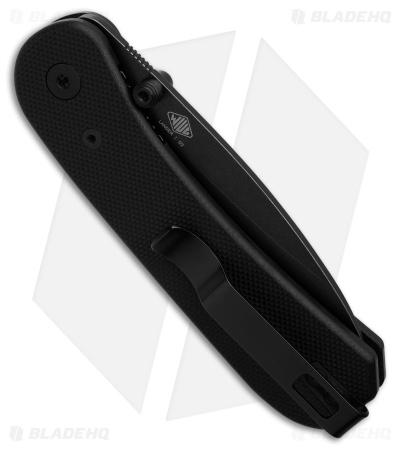 KNAFS Lander EDC Liner Lock Knife Fast Swap Scales Black G-10 (2.75" Black)
