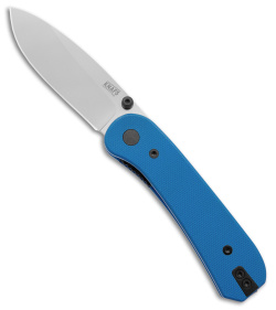 KNAFS Lander EDC Liner Lock Knife Fast Swap Scales Blue G-10 (2.75" SW)