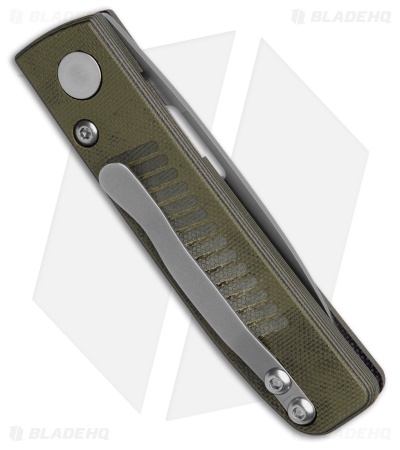 Knives of Alaska Onyx Liner Lock Knife Black/OD Green G-10 (2.6" BB)