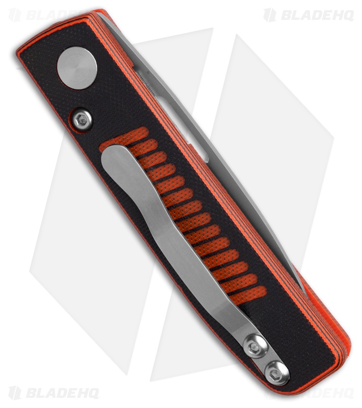 Knives of Alaska Onyx Liner Lock Knife Black/Orange G-10 (2.6" BB)