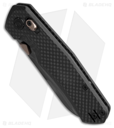 Kunwu Knives Chad XT Lock Knife Carbon Fiber (3.8" Satin DLC)