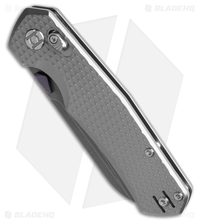 Kunwu Knives Chad XT Lock Knife Diamond Titanium (3.8" Stonewash)