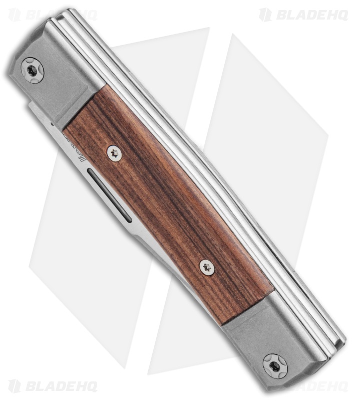 LionSteel BestMan 2-Bladed Traditional Knife Santos Wood (2.88" Satin)