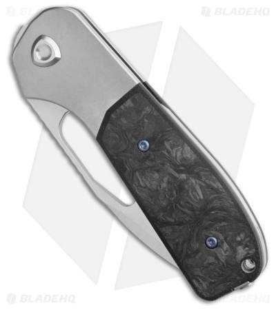 Liong Mah Design Field Duty 3.5 Knife Dark Matter CF (3.5" Belt Satin)