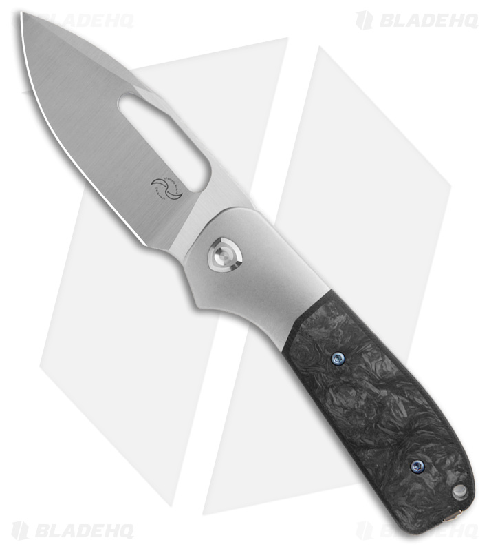 Liong Mah Design Field Duty 3.5 Knife Dark Matter CF (3.5" Belt Satin)