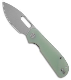Liong Mah Design EFD Liner Lock Knife Jade G-10 (3.5&quot; Stonewash) | 227609