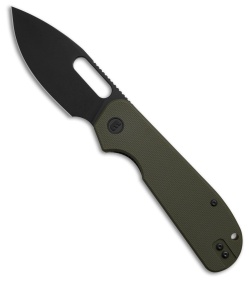 Liong Mah Design EFD Liner Lock Knife OD Green G-10 (3.5&quot; Black SW) | 227598