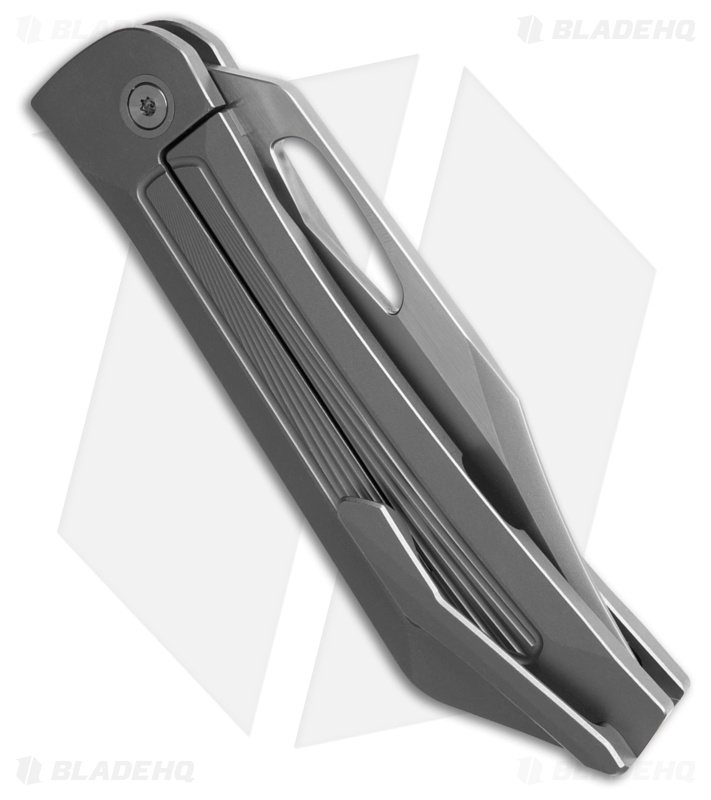 Luft Concepts RWB Frame Lock Knife Titanium (3.5" Satin)