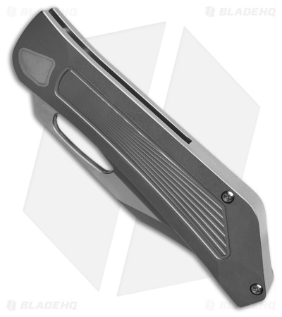 Luft Concepts RWB Frame Lock Knife Titanium (3.5" Satin)