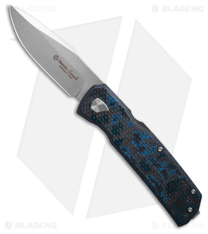 Maserin 502 Power W-Lock Magnacut Artic Storm Carbon Fiber (3.375" Satin)