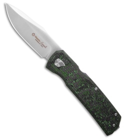 Maserin 502 Power W-Lock Magnacut Jungle Wear Carbon Fiber (3.375" Satin)