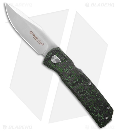 Maserin 502 Power W-Lock Magnacut Jungle Wear Carbon Fiber (3.375" Satin)