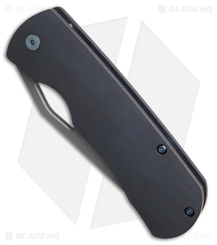 McNees Custom Knives Dixons Frame Lock Blue Titanium (3.75" Stonewash)
