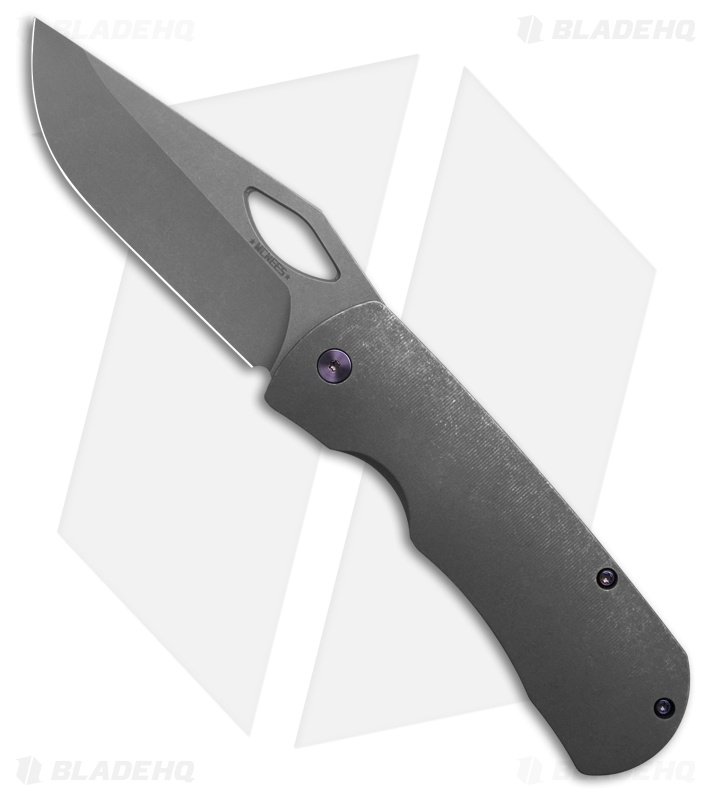 McNees Knives Dixons Frame Lock Titanium (3.75" Stonewash)