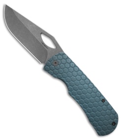 McNees Knives Dixon Frame Lock Knife Bronze Blue Titanium (3.75" SW)