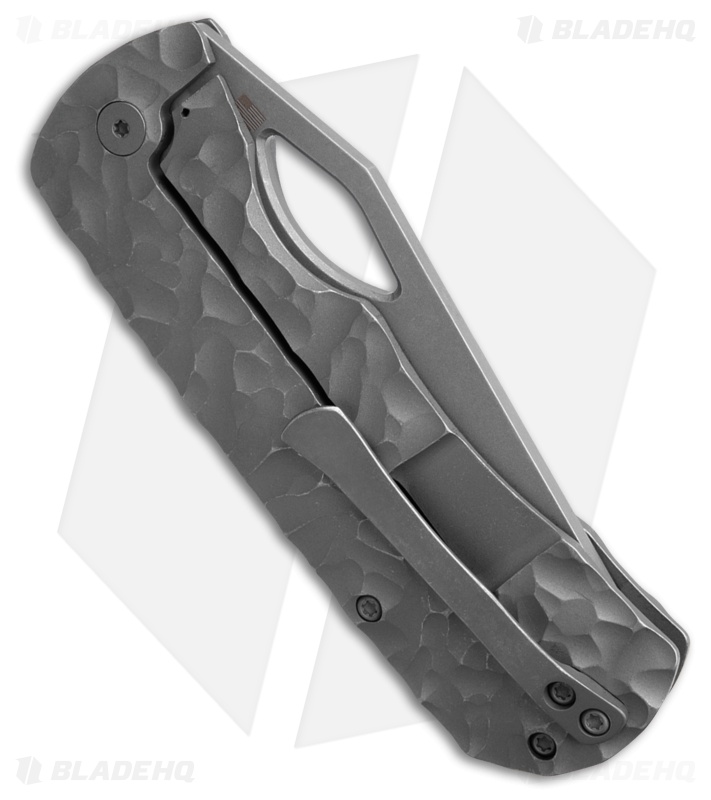 McNees Knives Dixon Frame Lock Knife Rock Titanium (3.75" SW)