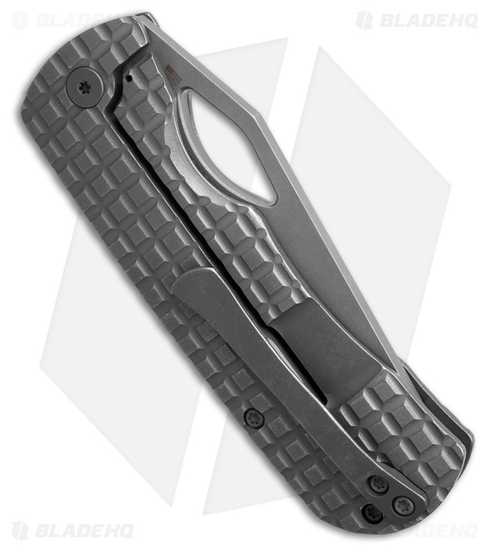 McNees Knives Little Dixon Frame Lock Knife Fragged Atomic SW Ti (3.5" SW)