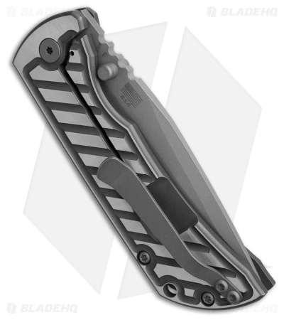 McNees Knives MAC2-3.5 Fastback Frame Lock Knife Black/Satin (3.5" SW)