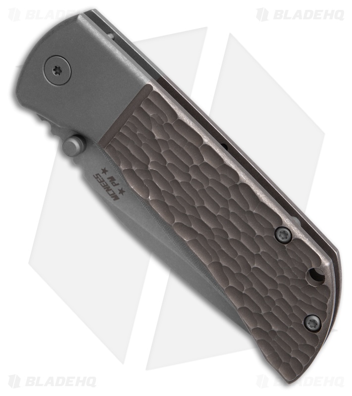McNees Knives MAC2-3.5 Frame Lock Knife BJIG Stonewash/Bronze (3.5" SW)