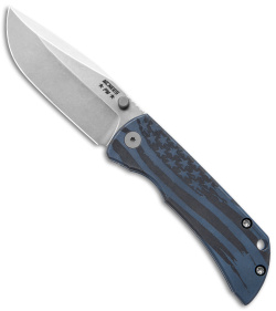 McNees Knives MAC2 Frame Lock Knife Blue Ol