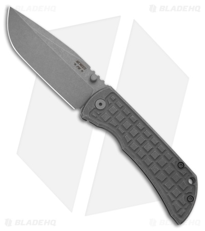 McNees Knives PM MAC2 3.5 Frame Lock Knife Atomic Frag Titanium (3.5" SW)