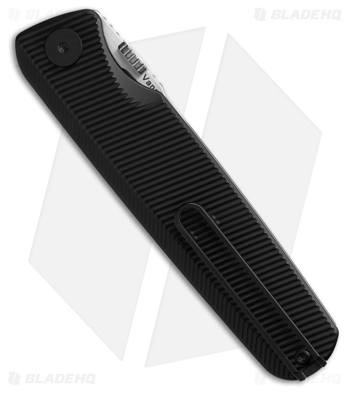 Mr. Mr. Designs Fury Drop Point Liner Lock Knife Black PVD Titanium (3.6" SW)