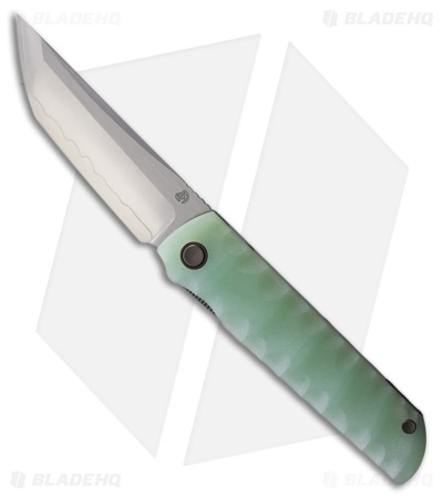 North Mountain Blade Kick Stop Chop Plus Linerlock Jade G10 (4" SLD-Magic)