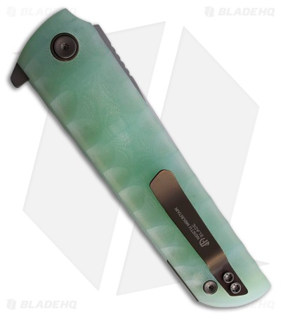 North Mountain Blade Kick Stop Chop Plus Linerlock Jade G10 (4" SLD-Magic)