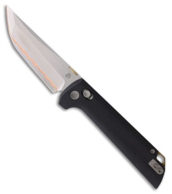 North Mountain Blade Chop Crossbar Lock Black G10 (3.50" Forged 5-Layer Copper)