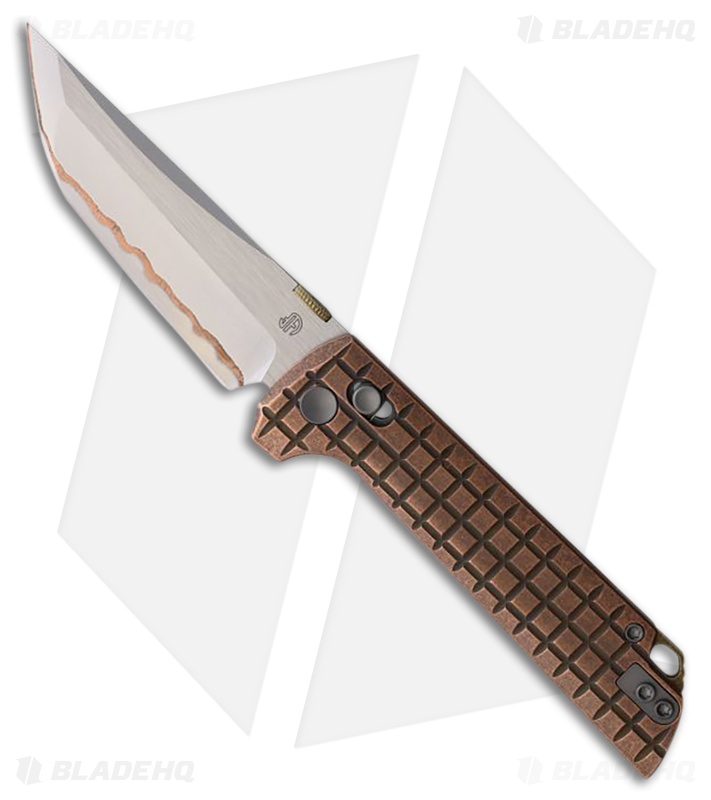 North Mountain Blade Chop Crossbar Lock Frag Copper(3.50" Forged 5-Layer Copper)