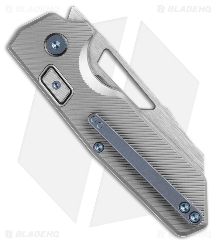 N.U.M.B. Knifeworks N1 Cornerstone PinchLOK Knife Milled BB Ti (3.1" Belt Satin)