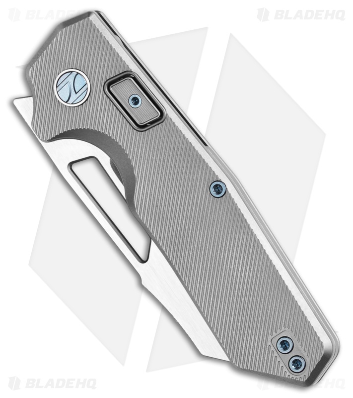 N.U.M.B. Knifeworks N1 Cornerstone PinchLOK Knife Milled BB Ti (3.1" Belt Satin)