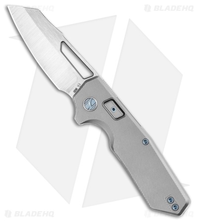 N.U.M.B. Knifeworks N1 Cornerstone PinchLOK Knife Milled BB Ti (3.1" Belt Satin)