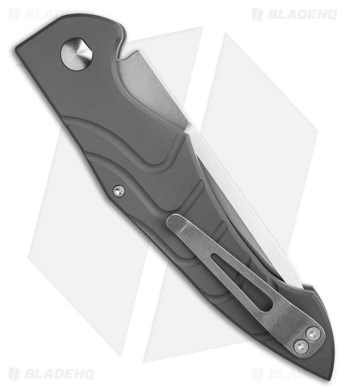 Nemesis Knives 5150 Auto Button Lock Knife Green Aluminum (3.63" SW) NK-10G