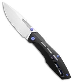 Null Knives Raiden R2 Frame Lock Knife Aero PVD Ti/Blurple (3.3" Hand Satin)